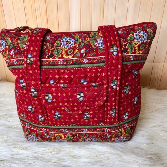 vera bradley red tote